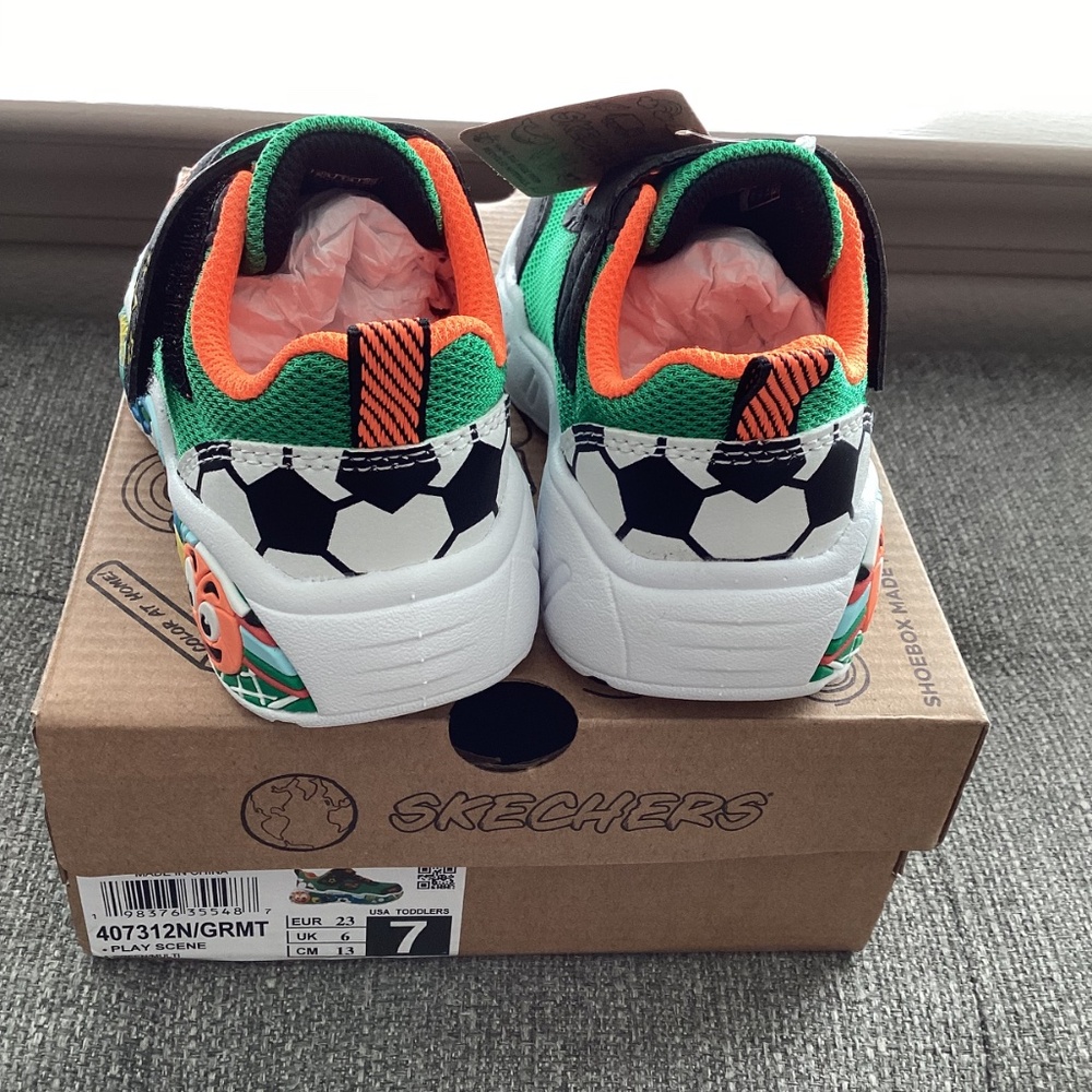 SKECHERS Kids' Play Scene Sneaker (Walker & Toddler), size 7 - Picture 10 of 12